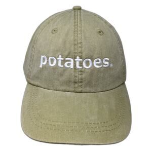 Potatoes Baseball Cap Green One Size Adjustable Embroidered W/Tags Adams